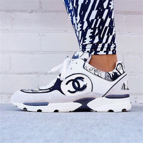 coco chanel nike|Chanel black and white sneakers.